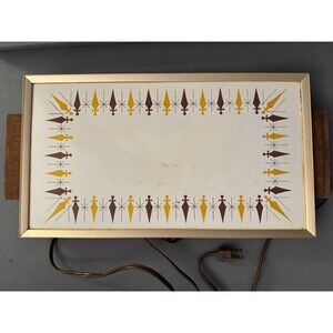 Cornwall Electric Warming Tray #1419 Vintage Retro Hot Plate 1960s 1970s Kitchen